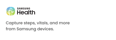 Samsung Health Integration